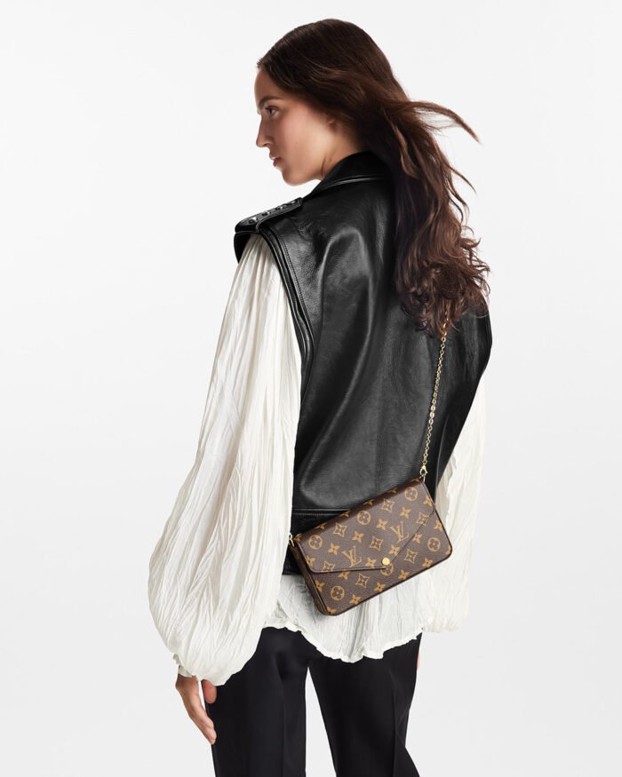 Louis Vuitton Pochette Felicie chain bag classic Monogram style3