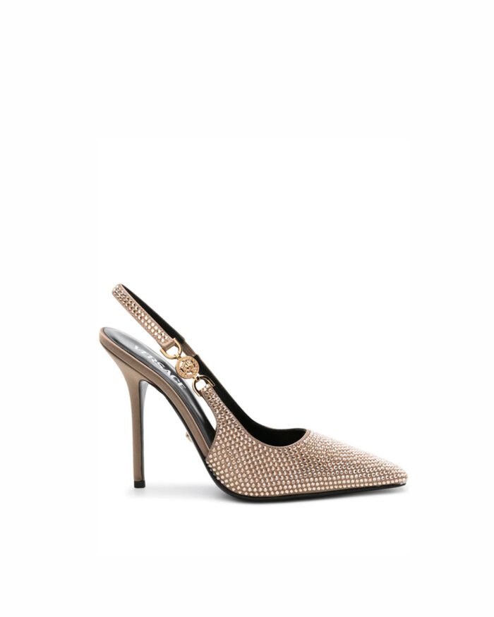 Valentino satin crystal embellished women's shoes