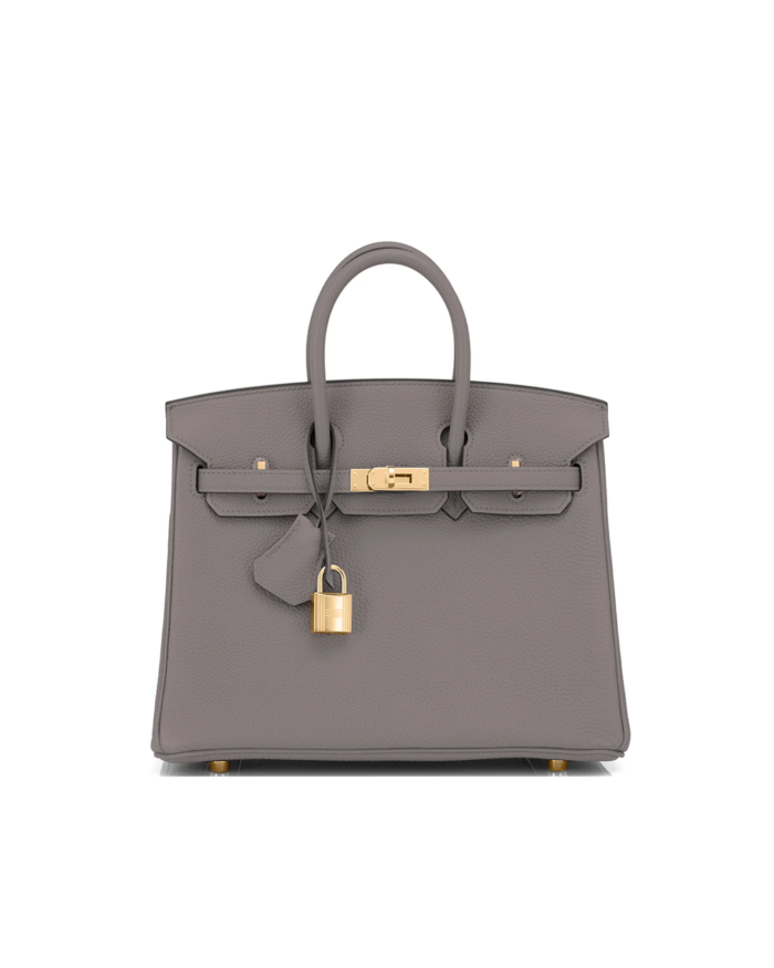 Stylish Hermès Kelly Bag in Pewter