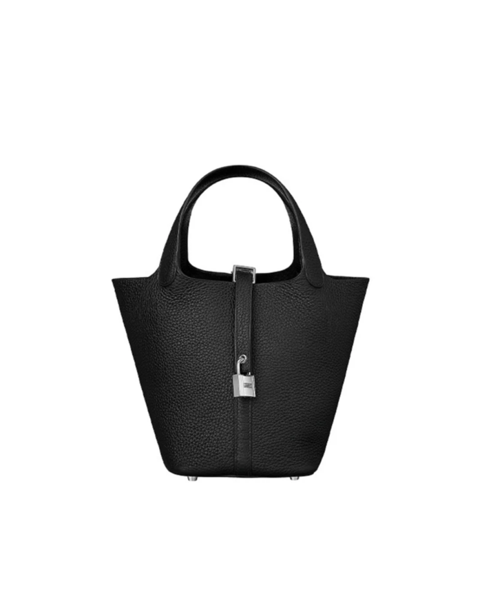 Timeless Hermès Black Picotin Lock 18 Bag