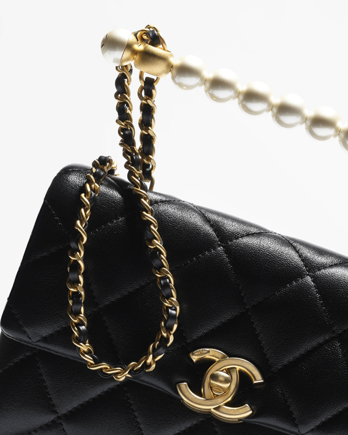MINI FLAP BAG WITH TOP HANDLE1