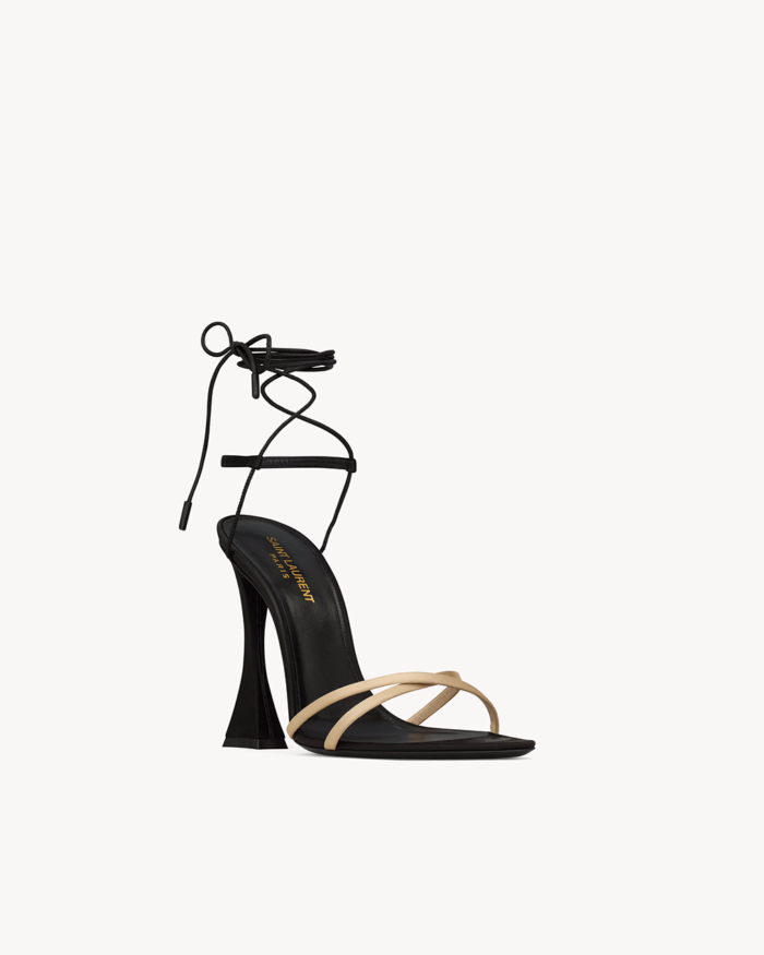 LIZA sandals in satin crepe3