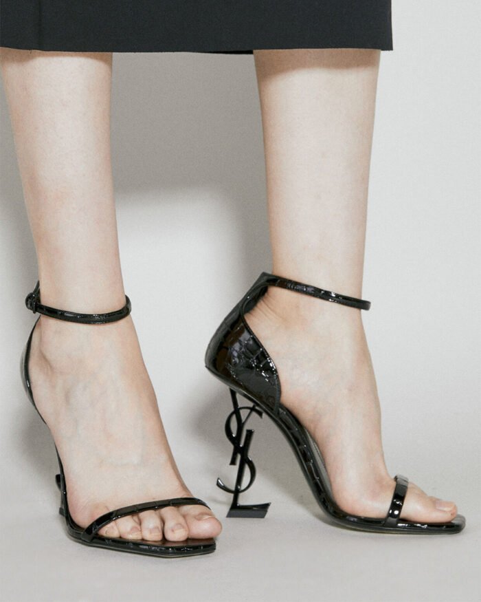 Saint Laurent Opyum leather sandals Saint Laurent5