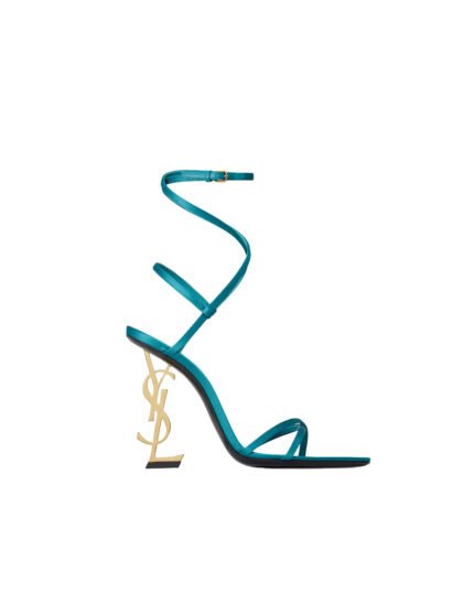 YSL opyum sandals in satin crepe