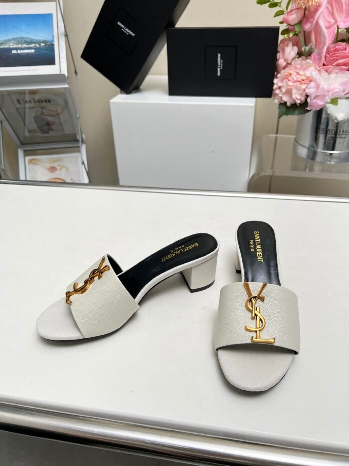 saint laurent ysl logo flat slide white lifestyle indoor.jpg
